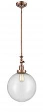 Innovations Lighting 206-AC-G204-12 - Beacon - 1 Light - 12 inch - Antique Copper - Stem Hung - Adjustable Mini Pendant