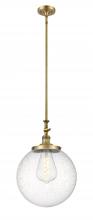 Innovations Lighting 206-BB-G204-14 - Beacon - 1 Light - 12 inch - Brushed Brass - Stem Hung - Adjustable Mini Pendant