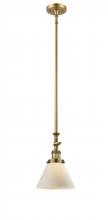 Innovations Lighting 206-BB-G41 - Cone - 1 Light - 8 inch - Brushed Brass - Stem Hung - Adjustable Mini Pendant