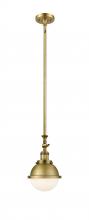 Innovations Lighting 206-BB-HFS-61-BB - Hampden - 1 Light - 7 inch - Brushed Brass - Stem Hung - Adjustable Mini Pendant
