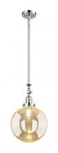 Innovations Lighting 206-PC-G208-10 - Beacon - 1 Light - 10 inch - Polished Chrome - Stem Hung - Adjustable Mini Pendant