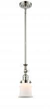 Innovations Lighting 206-PN-G181S - Canton - 1 Light - 5 inch - Polished Nickel - Stem Hung - Adjustable Mini Pendant