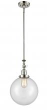 Innovations Lighting 206-PN-G202-10 - Beacon - 1 Light - 10 inch - Polished Nickel - Stem Hung - Adjustable Mini Pendant