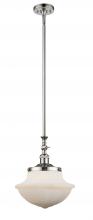Innovations Lighting 206-PN-G541 - Oxford - 1 Light - 12 inch - Polished Nickel - Stem Hung - Adjustable Mini Pendant