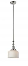 Innovations Lighting 206-PN-G71 - Bell - 1 Light - 8 inch - Polished Nickel - Stem Hung - Adjustable Mini Pendant