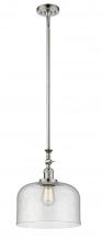 Innovations Lighting 206-PN-G74-L - Bell - 1 Light - 12 inch - Polished Nickel - Stem Hung - Adjustable Mini Pendant