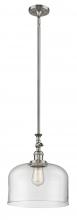 Innovations Lighting 206-SN-G72-L - Bell - 1 Light - 12 inch - Brushed Satin Nickel - Stem Hung - Adjustable Mini Pendant