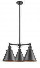 Innovations Lighting 207-OB-M13-OB - Appalachian - 3 Light - 21 inch - Oil Rubbed Bronze - Stem Hung - Chandelier