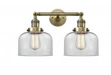Innovations Lighting 208-AB-G72 - Bell - 2 Light - 19 inch - Antique Brass - Adjustable Bath Vanity Light