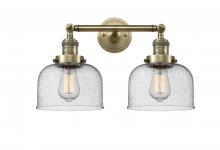 Innovations Lighting 208-AB-G74 - Bell - 2 Light - 19 inch - Antique Brass - Adjustable Bath Vanity Light