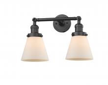 Innovations Lighting 208-OB-G61 - Cone - 2 Light - 16 inch - Oil Rubbed Bronze - Adjustable Bath Vanity Light