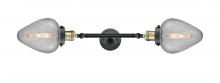Innovations Lighting 208L-BAB-G165-LED - Geneseo - 2 Light - 7 inch - Black Antique Brass - Adjustable Bath Vanity Light