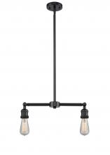 Innovations Lighting 209-OB - Bare Bulb - 2 Light - 8 inch - Oil Rubbed Bronze - Stem Hung - Adjustable Island Light