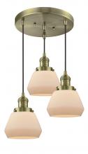 Innovations Lighting 211/3-AB-G171 - Fulton 3 Light Multi-Pendant