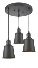 Innovations Lighting 211/3-OB-M9-OB - Addison 3 Light Multi-Pendant