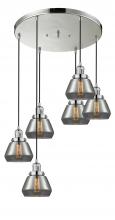 Innovations Lighting 212/6-PN-G173 - Fulton 6 Light Multi-Pendant