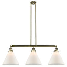 Innovations Lighting 213-AB-G41-L - Cone - 3 Light - 44 inch - Antique Brass - Stem Hung - Adjustable Island Light
