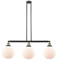 Innovations Lighting 213-BAB-G201-10 - Beacon - 3 Light - 42 inch - Black Antique Brass - Stem Hung - Adjustable Island Light