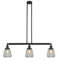 Innovations Lighting 213-OB-G142-LED - Chatham - 3 Light - 39 inch - Oil Rubbed Bronze - Stem Hung - Adjustable Island Light