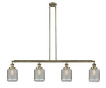 Innovations Lighting 214-AB-G262 - Stanton - 4 Light - 51 inch - Antique Brass - Stem Hung - Adjustable Island Light