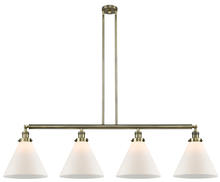 Innovations Lighting 214-AB-G41-L - Cone - 4 Light - 56 inch - Antique Brass - Stem Hung - Adjustable Island Light