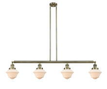Innovations Lighting 214-AB-G531 - Oxford - 4 Light - 52 inch - Antique Brass - Stem Hung - Adjustable Island Light