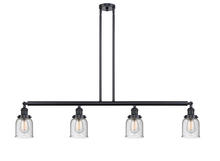 Innovations Lighting 214-BK-G54 - Bell - 4 Light - 50 inch - Matte Black - Stem Hung - Island Light
