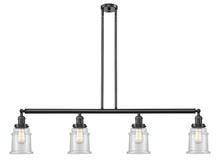Innovations Lighting 214-OB-G182 - Canton - 4 Light - 51 inch - Oil Rubbed Bronze - Stem Hung - Island Light
