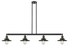 Innovations Lighting 214-OB-M5 - Railroad - 4 Light - 53 inch - Oil Rubbed Bronze - Stem Hung - Island Light
