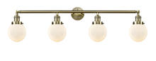 Innovations Lighting 215-AB-G201-6 - Beacon - 4 Light - 42 inch - Antique Brass - Adjustable Bath Vanity Light