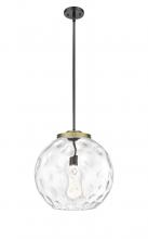 Innovations Lighting 221-1S-BAB-G1215-16 - Athens Water Glass - 1 Light - 16 inch - Black Antique Brass - Stem Hung - Pendant