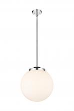 Innovations Lighting 221-1S-PC-G201-14 - Beacon - 1 Light - 16 inch - Polished Chrome - Stem Hung - Pendant
