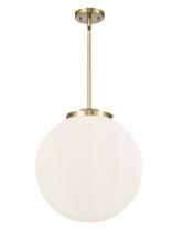 Innovations Lighting 221-3S-AB-G201-16 - Beacon - 3 Light - 16 inch - Antique Brass - Stem hung - Pendant