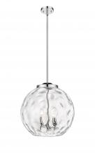 Innovations Lighting 221-3S-PC-G1215-16 - Athens Water Glass - 3 Light - 16 inch - Polished Chrome - Stem hung - Pendant