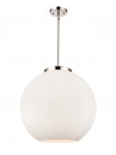 Innovations Lighting 221-3S-PN-G121-18 - Athens - 3 Light - 18 inch - Polished Nickel - Stem hung - Pendant