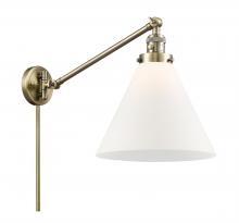 Innovations Lighting 237-AB-G41-L - Cone - 1 Light - 12 inch - Antique Brass -Adjustable Swing Arm