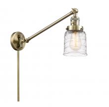 Innovations Lighting 237-AB-G513 - Bell - 1 Light - 8 inch - Antique Brass -Adjustable Swing Arm