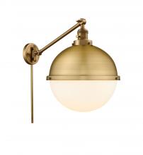 Innovations Lighting 237-BB-HFS-121-BB - Hampden - 1 Light - 13 inch - Brushed Brass -Adjustable Swing Arm