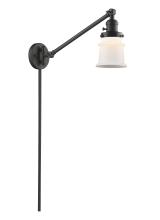 Innovations Lighting 237-OB-G181S - Canton - 1 Light - 8 inch - Oil Rubbed Bronze -Adjustable Swing Arm
