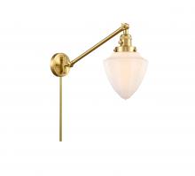 Innovations Lighting 237-SG-G661-7 - Bullet - 1 Light - 7 inch - Satin Gold -Adjustable Swing Arm