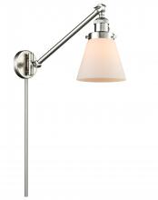 Innovations Lighting 237-SN-G61 - Cone - 1 Light - 8 inch - Brushed Satin Nickel -Adjustable Swing Arm