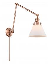 Innovations Lighting 238-AC-G41 - Cone - 1 Light - 8 inch - Antique Copper -Adjustable Swing Arm