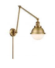 Innovations Lighting 238-BB-HFS-61-BB - Hampden - 1 Light - 7 inch - Brushed Brass -Adjustable Swing Arm