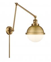 Innovations Lighting 238-BB-HFS-81-BB - Hampden - 1 Light - 9 inch - Brushed Brass -Adjustable Swing Arm