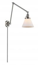Innovations Lighting 238-SN-G41 - Cone - 1 Light - 8 inch - Brushed Satin Nickel -Adjustable Swing Arm