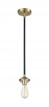 Innovations Lighting 284-1S-BAB - Beacon - 1 Light - 6 inch - Black Antique Brass - Stem hung - Mini Pendant