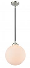 Innovations Lighting 284-1S-BPN-G201-10 - Beacon - 1 Light - 10 inch - Black Polished Nickel - Stem hung - Mini Pendant