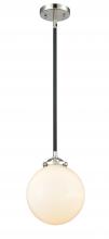 Innovations Lighting 284-1S-BPN-G201-8 - Beacon - 1 Light - 8 inch - Black Polished Nickel - Stem hung - Mini Pendant