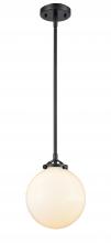Innovations Lighting 284-1S-OB-G201-8 - Beacon - 1 Light - 8 inch - Oil Rubbed Bronze - Stem hung - Mini Pendant