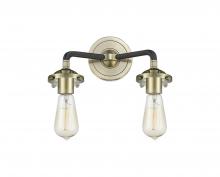 Innovations Lighting 284-2W-BAB - Beacon - 2 Light - 14 inch - Black Antique Brass - Bath Vanity Light
